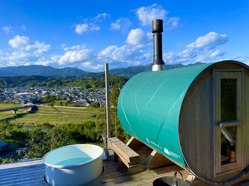 城下町展望サウナ Catsle town view sauna(日南市)|共用水風呂12℃