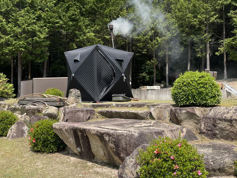 小鳥の森キャンプ場(山口市)|共用水風呂10℃