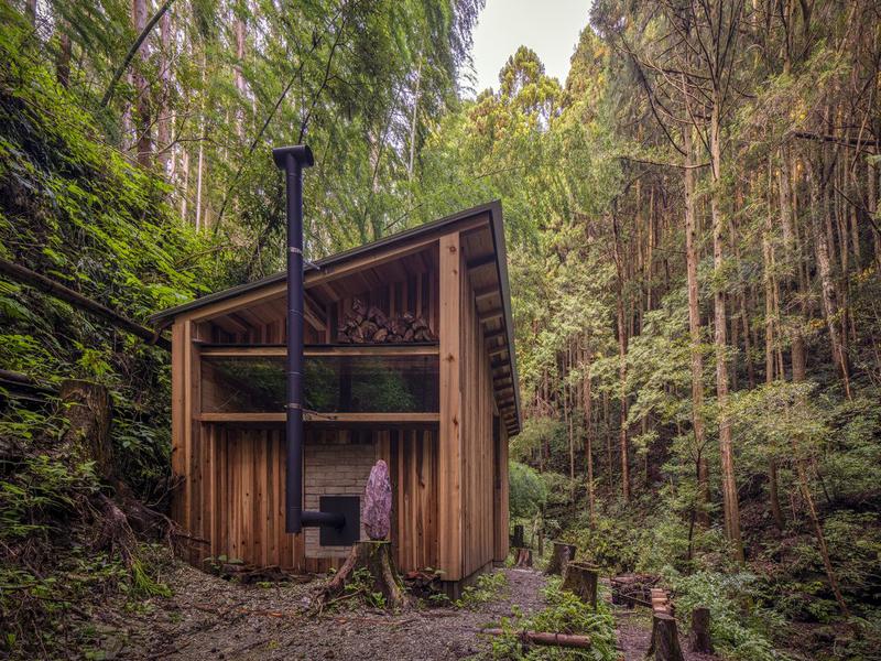 森のサウナ(神山町)|共用水風呂9℃