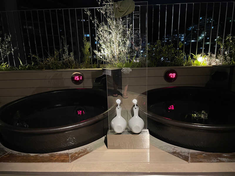 長崎ロイヤルチェスターホテル(長崎市)|共用水風呂7℃