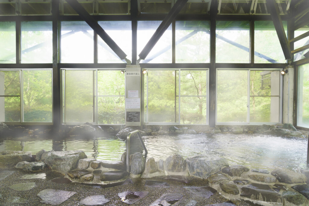 石段の郷 佐俣の湯(道の駅 美里 佐俣の湯)(美里町)|男湯水風呂12℃