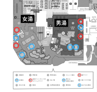 キャナルリゾート　館内図