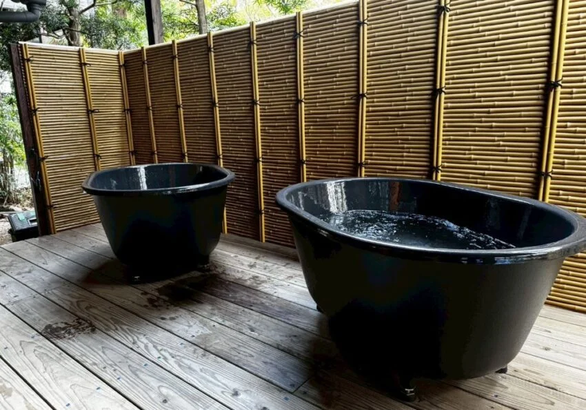 水風呂　浴槽　ホーロー浴槽