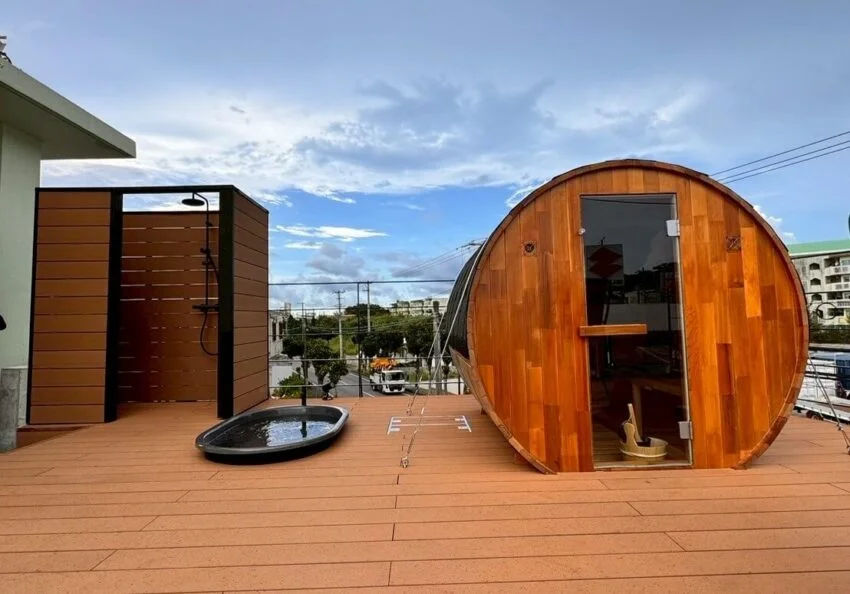 サウナ　水風呂　事例