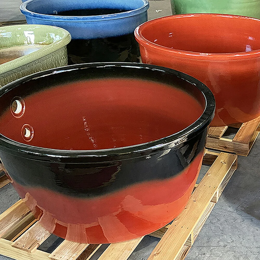 水風呂　陶器　信楽焼