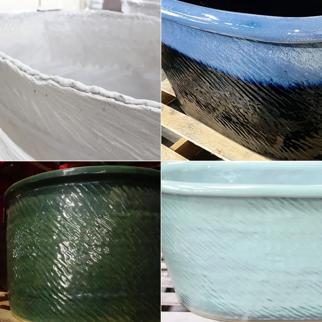 水風呂　陶器　信楽焼